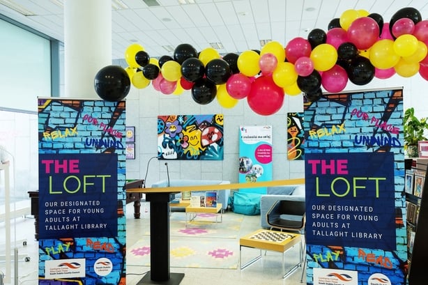 The Loft in Tallaght Library Photo: Ben Ryan/Mediaconsult/PA Wire