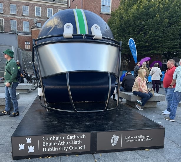 The Pittsburgh Steelers are playing against the Minnesota Vikings in Croke Park