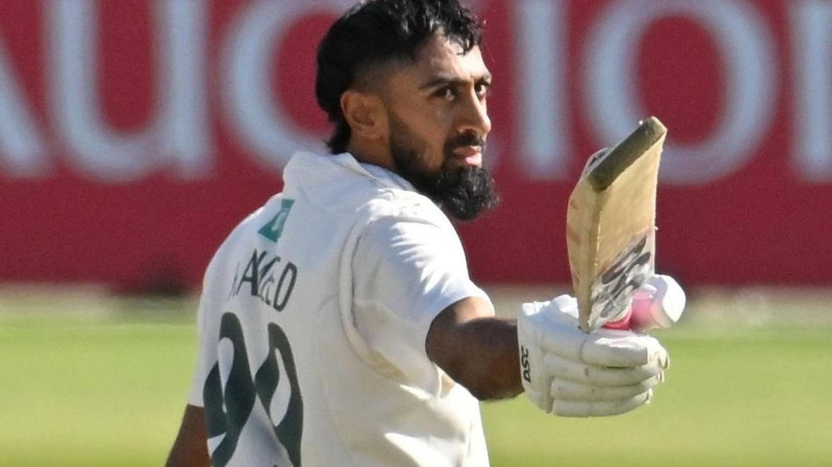 Haseeb Hameed celebrates century