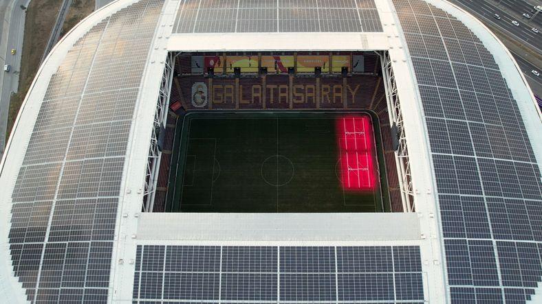 An aerial shot of Galatasaray's RAMS Park stadium
